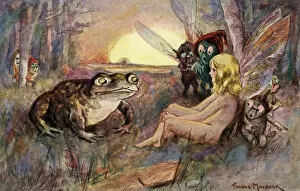 Frog Gallery: A fairy and a frog