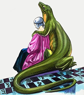 Images Dated 31st October 2006: Fairy Tales from Many Lands: The Fairy Lizard