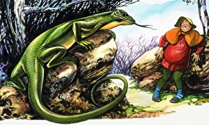 Images Dated 31st October 2006: Fairy Tales from Many Lands: The Fairy Lizard