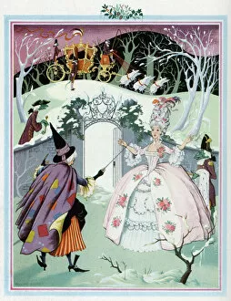 Pauline Gallery: Fairy Tales of Winter - Cinderella by Pauline Baynes
