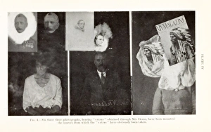 Images Dated 10th July 2017: Faked Spirit photographs