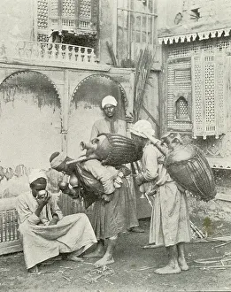 Aromatic Prints: Fakir Arab Arabs Drink Selling Aromatic Water