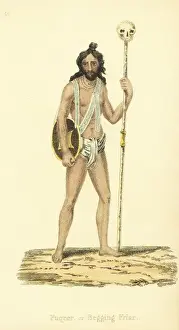 Loincloth Prints: Fakir or fuqeer, begging friar