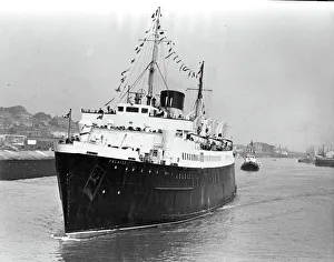 Trip Collection: Falaise cross-channel ferry leaving Newhaven, East Sussex