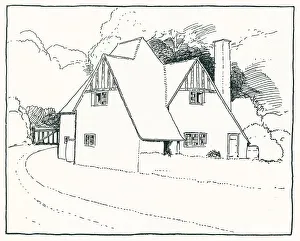Elevations Prints: Falkewood Lodge