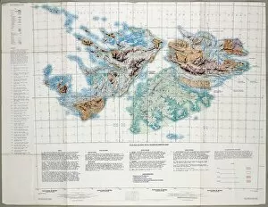 Atlantic Collection: Falkland Islands Royal Engineer briefing map, 1982