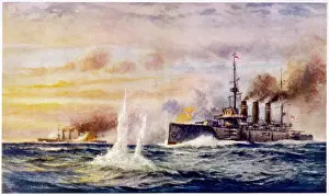 Cruiser Prints: Falkland Isles Battle