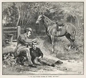 After Fall from Horse