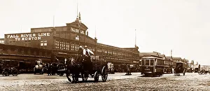 Fall River Line, Pier 14, New York docks, USA