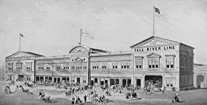 Fall River Line terminals, New York City, USA