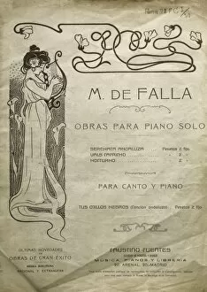 Voice Collection: FALLA, Manuel de (1876-1946). Spanish composer