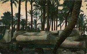 Colossal Prints: Fallen statue of Rameses II, Memphis, Egypt