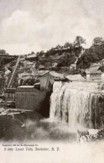 Falls of Genesee River, Rochester, New York State, USA