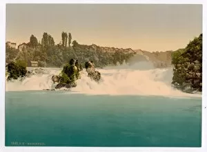The Falls of the Rhine, from the Schlossli, Schaffhausen, Sw