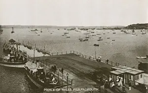 Moorings Prints: Falmouth, Cornwall - Prince of Wales Pier