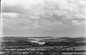 Flushing Prints: Falmouth and Flushing from Above Penryn