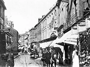 Images Dated 5th September 2018: Falmouth Market Street early 1900s