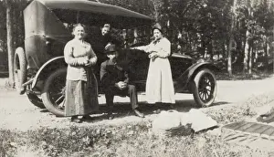 A family and their car