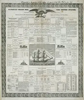 A family chart for the United States