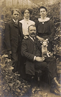 Couple in Garden 1910