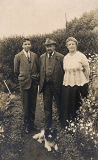 Couple in Garden 1910