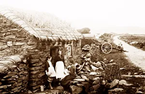 Family dwelling in Glencolmcille, West of Ireland