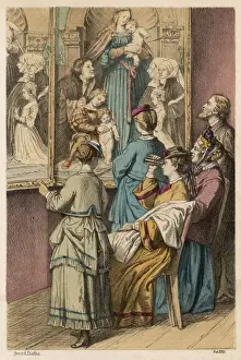 Family at Gallery
