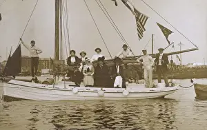 Family group - Yacht - Southampton Harbour, Hampshire