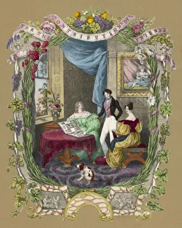 Papa Gallery: Family at Home - circa 1835
