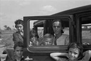 The family of a migratory fruit worker from Tennessee now ca The family of a migratory fruit worker from Tennessee now ca