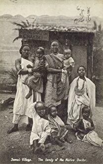 Images Dated 27th April 2011: The Family of a Native Doctor, Somalia
