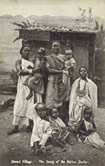Images Dated 27th April 2011: The Family of a Native Doctor, Somalia