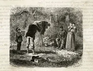Solider Prints: Family photographed captured within woodland
