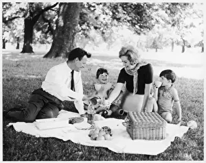 Enjoy Prints: Family Picnic 1960S