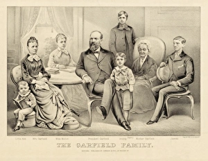 Images Dated 9th May 2011: The Family of President James A Garfield