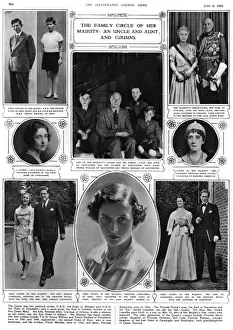 Marie Prints: Family of Queen Elizabeth II