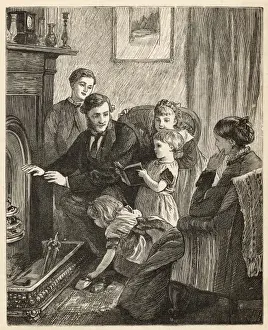 Papa Prints: Family Round the Fire