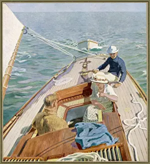 Recreational Prints: Family at Sea
