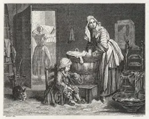 Family on Washing Day