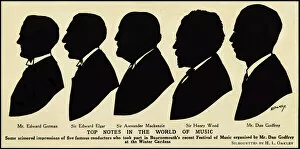 Godfrey Gallery: Five Famous Conductors in Silhouette