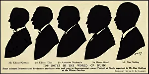 Profile Gallery: Five Famous Conductors in Silhouette