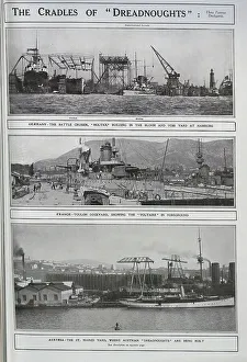Dockyards Prints: Three famous Dockyards in Europe