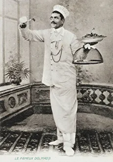 Istanbul Collection: The Famous Dolma Maker, Constantinople
