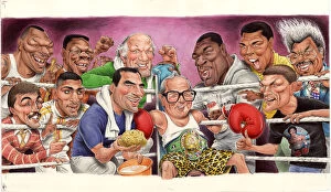 Frank Collection: Famous Faces from the World of Boxing