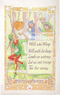 Steele Prints: Famous Fairies Will o the Wisp