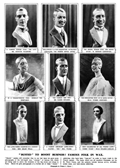 Images Dated 9th October 2017: Famous folk in wax in the Sketch