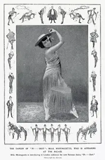 Mistinguett Prints: Famous French dancer
