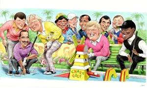 Sandy Prints: Famous golfers