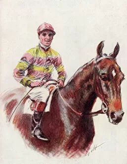 Derby Collection: Famous jockeys - Charles Elliott