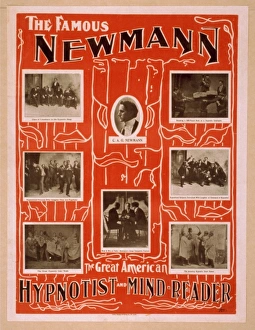 The famous Newmann the great American hypnotist and mind-rea The famous Newmann the great American hypnotist and mind-rea
